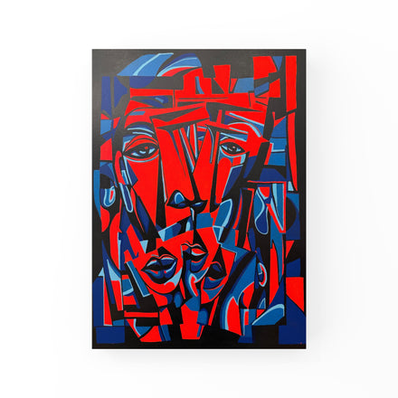 ABSTRACT SELF PORTRAIT - MIGRAINE